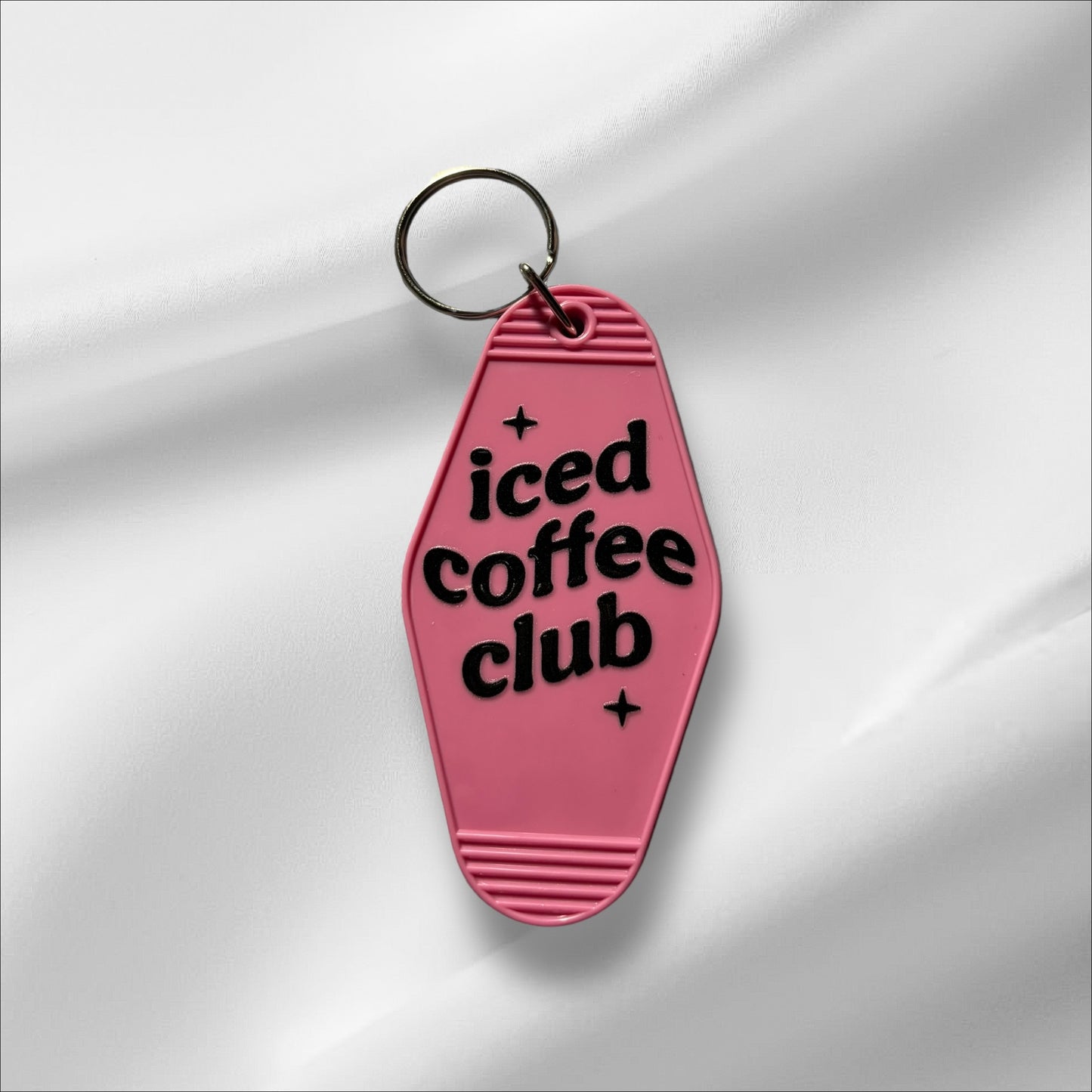 Iced Coffee Club Keychain