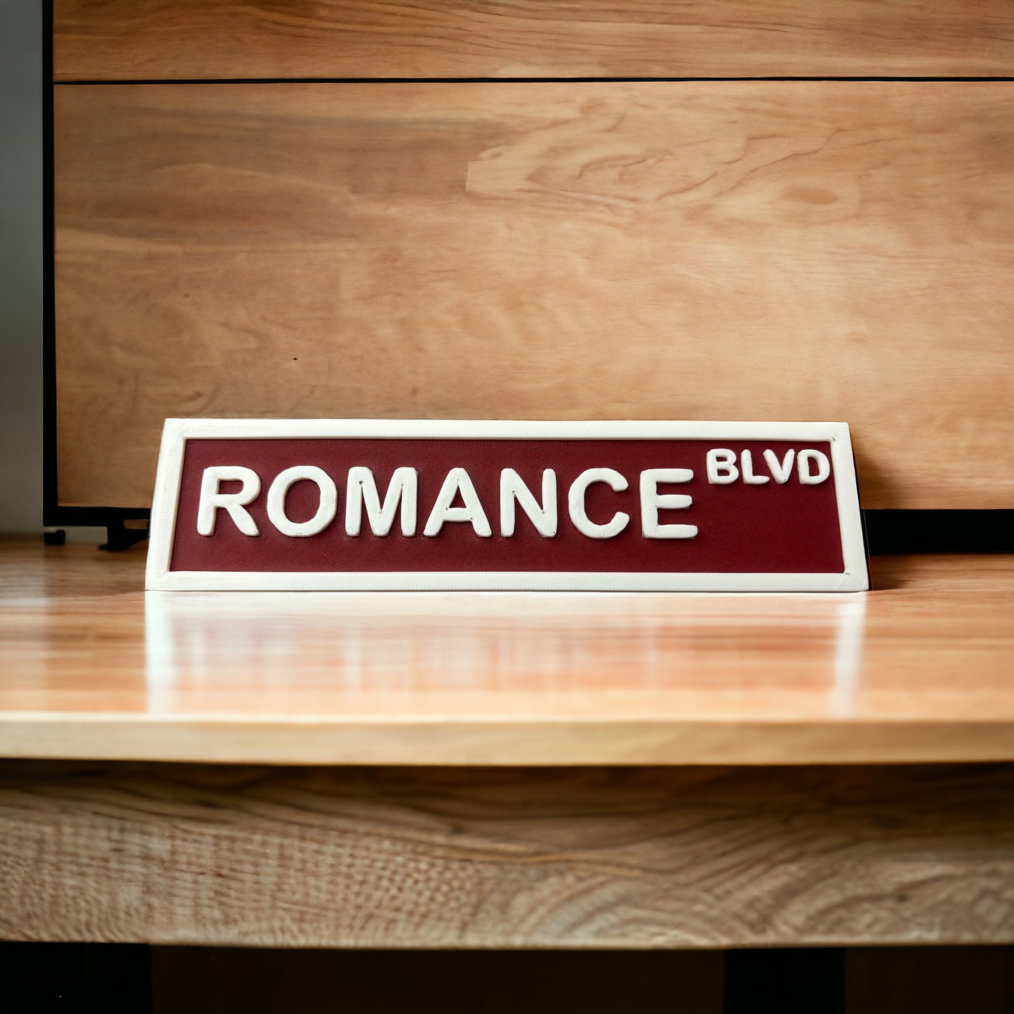 Romance BLVD Sign/Book Lovers Sign