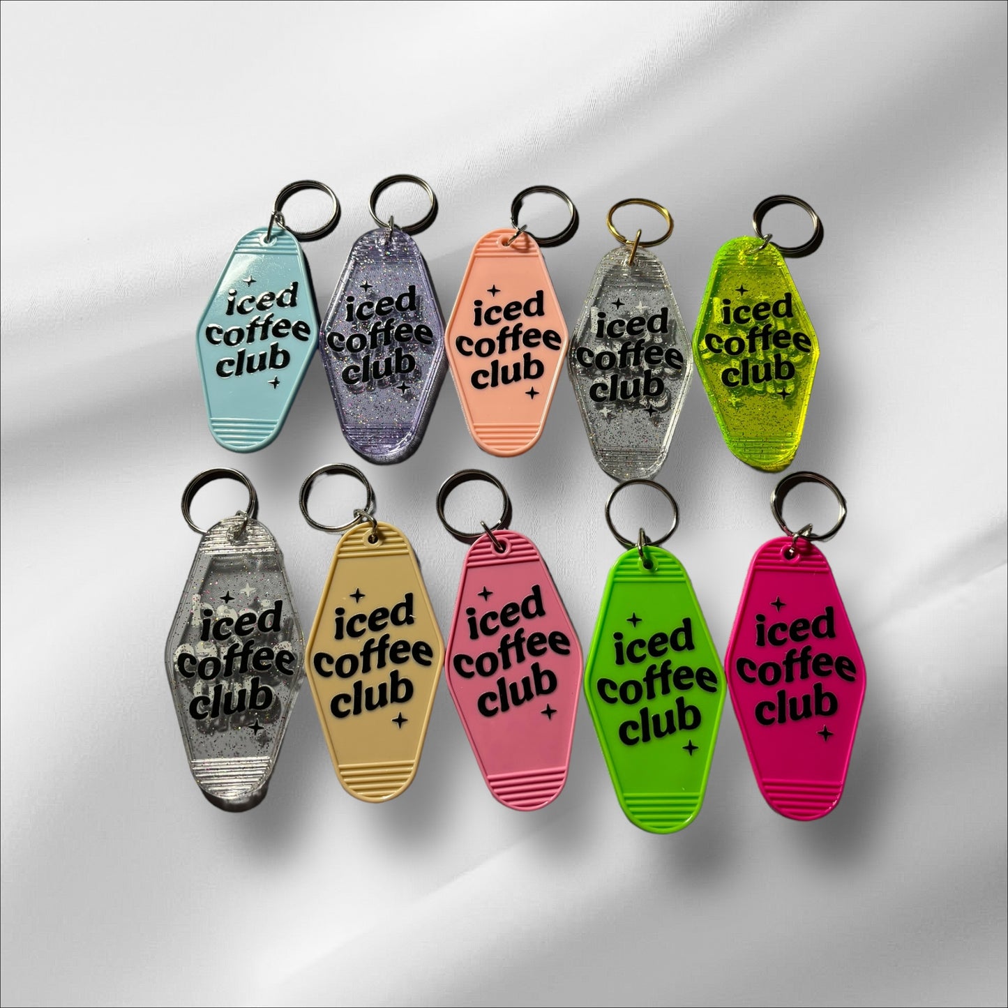 Iced Coffee Club Keychain