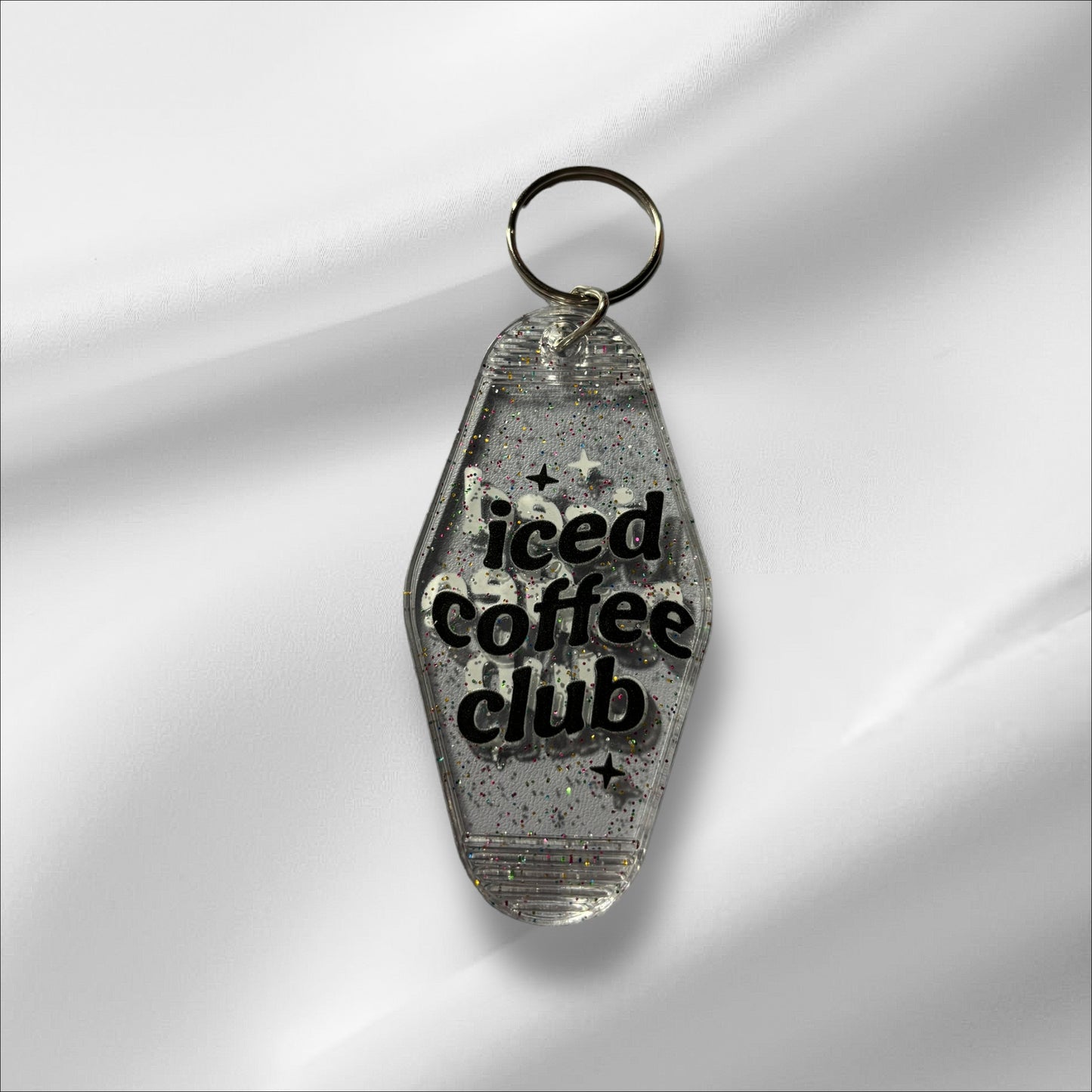 Iced Coffee Club Keychain