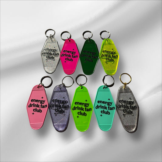 Energy Drink Club Keychain