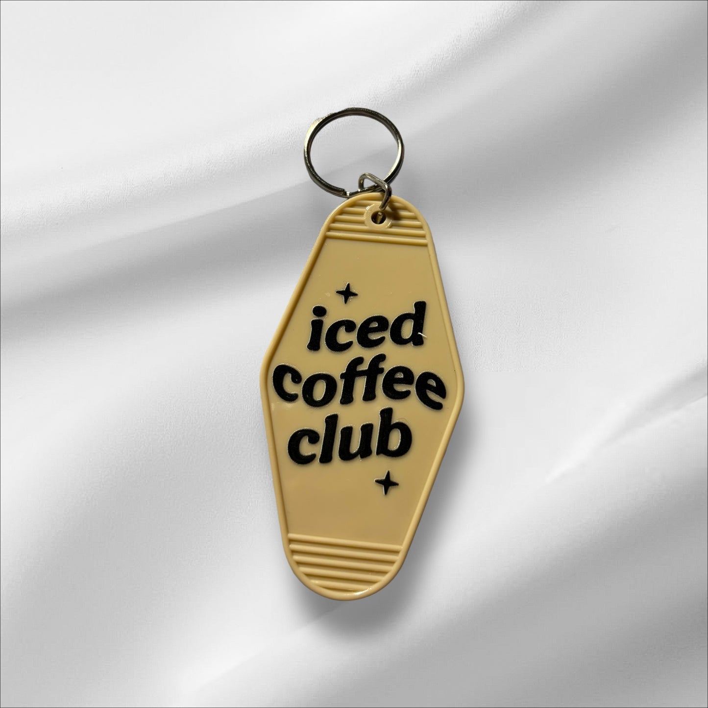 Iced Coffee Club Keychain