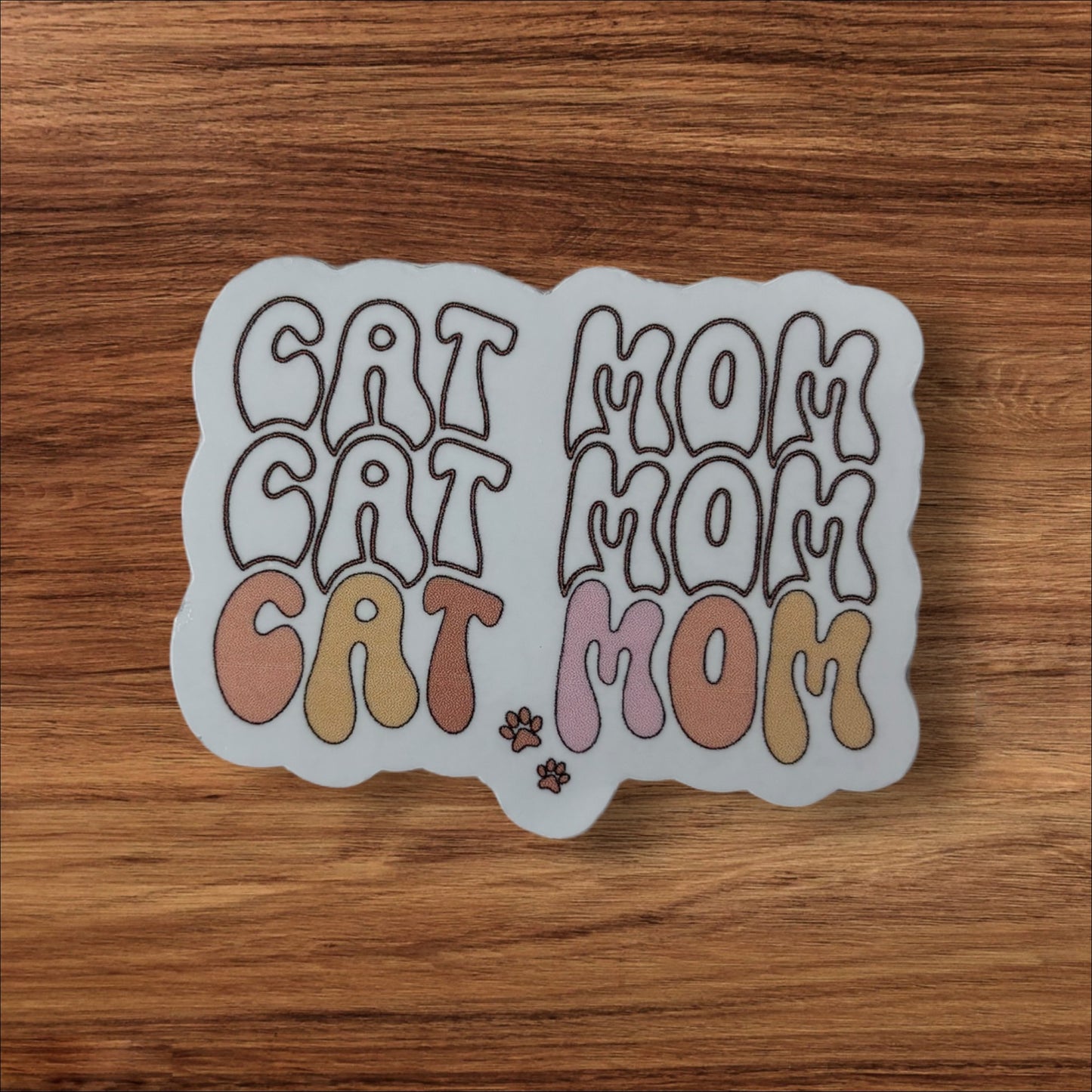 Cat Mom Sticker