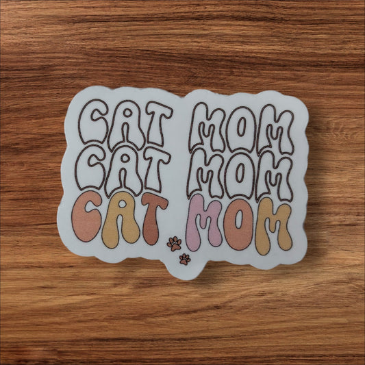 Cat Mom Sticker