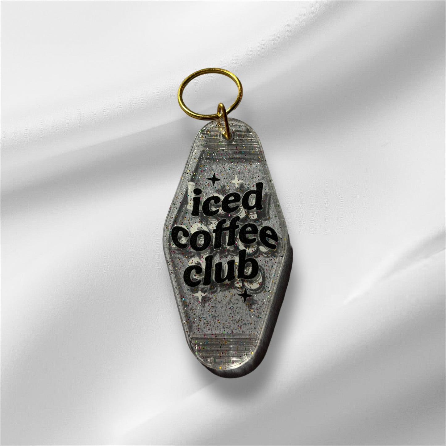 Iced Coffee Club Keychain