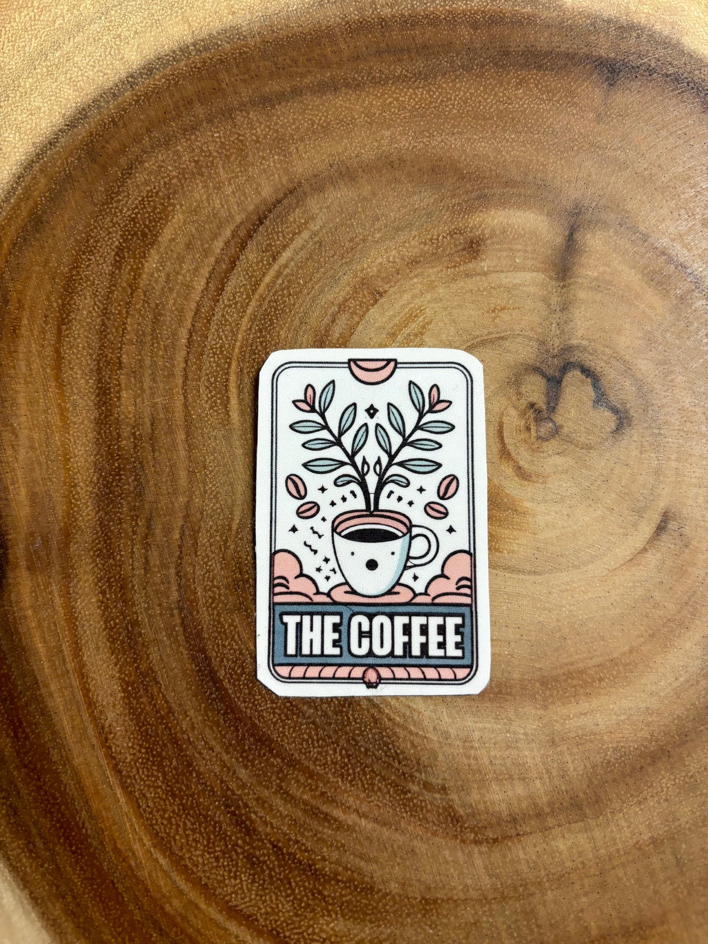 The Coffee Tarot Card Sticker