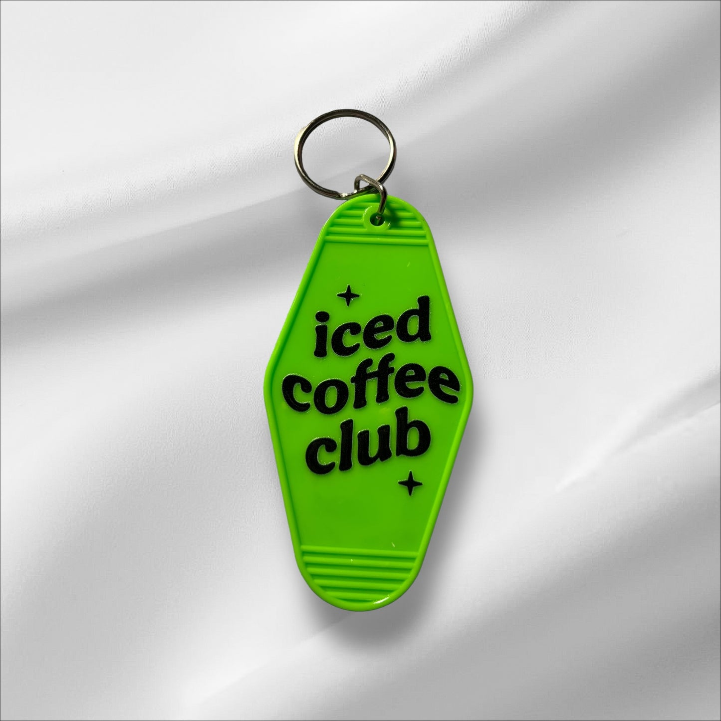 Iced Coffee Club Keychain