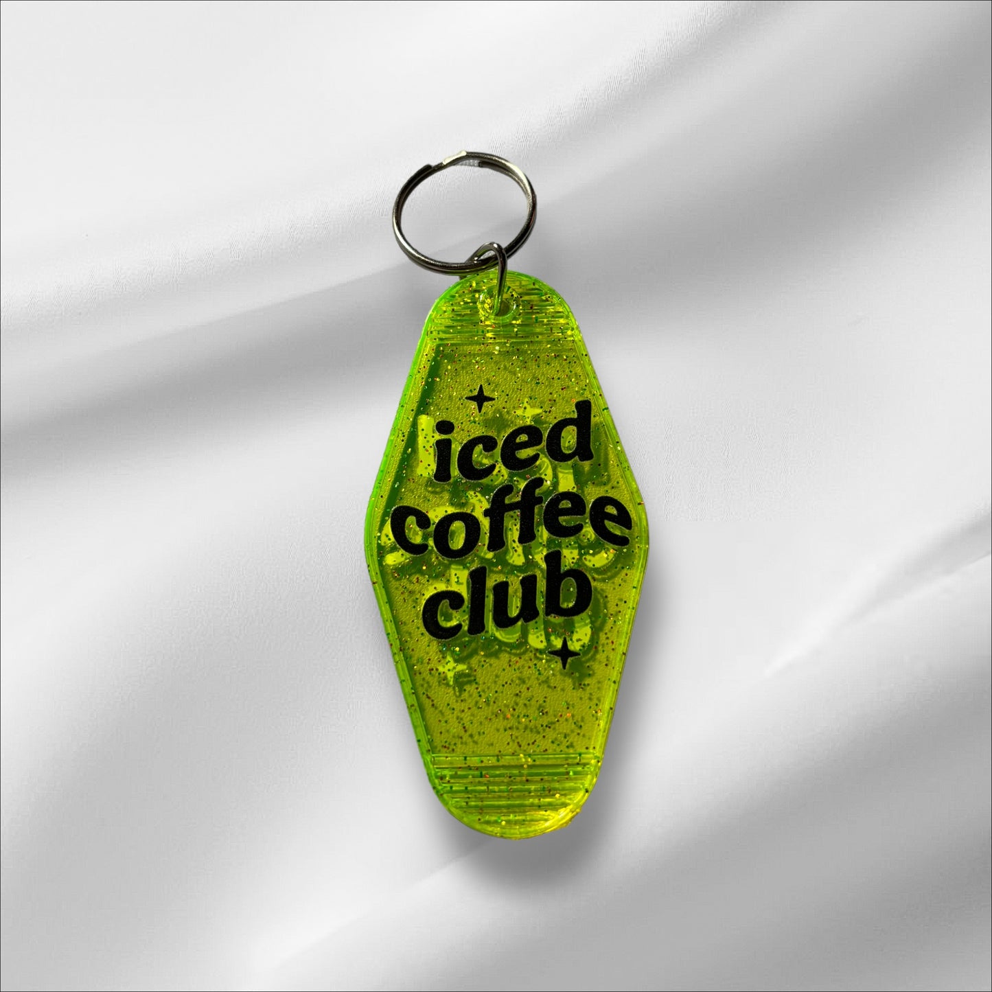 Iced Coffee Club Keychain