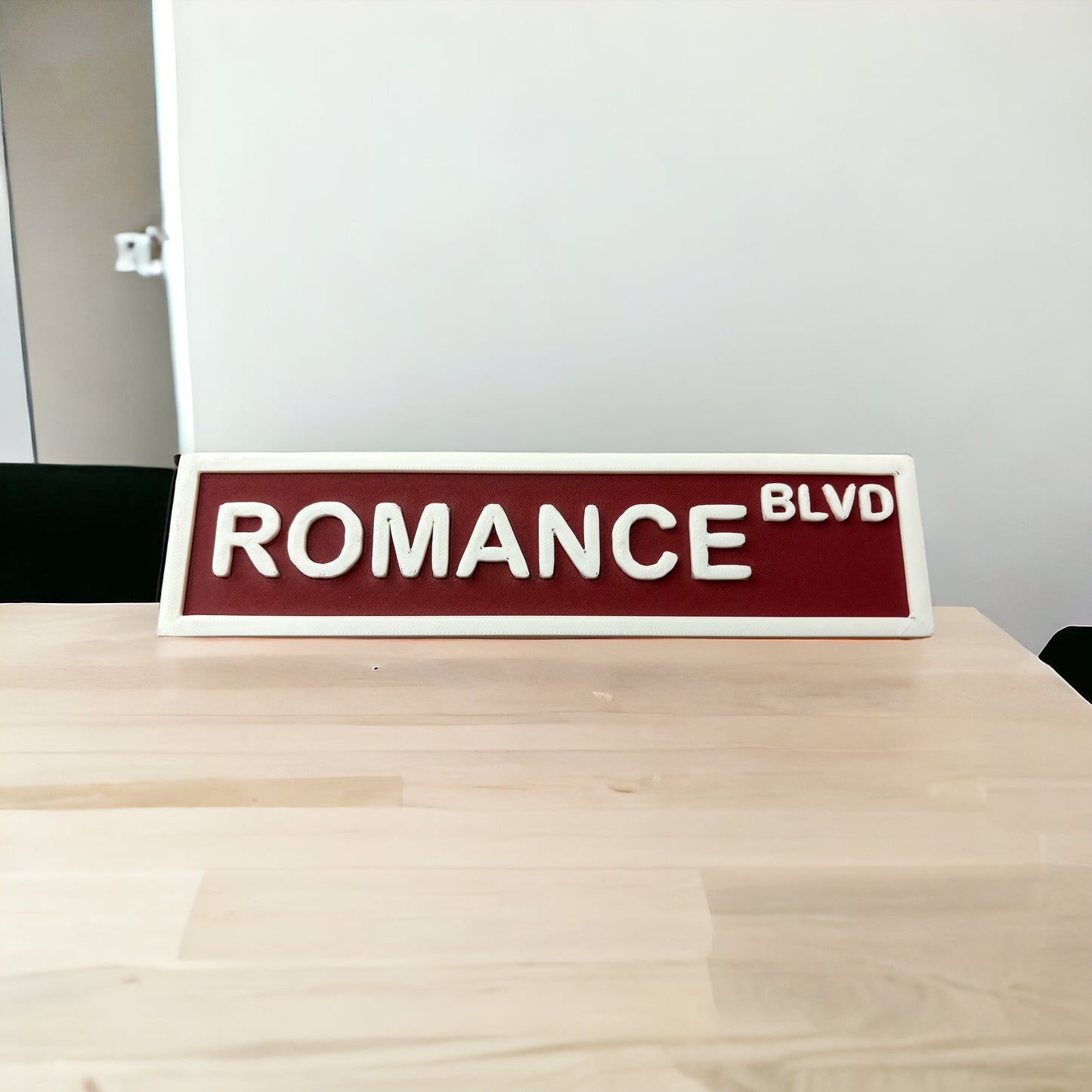 Romance BLVD Sign/Book Lovers Sign