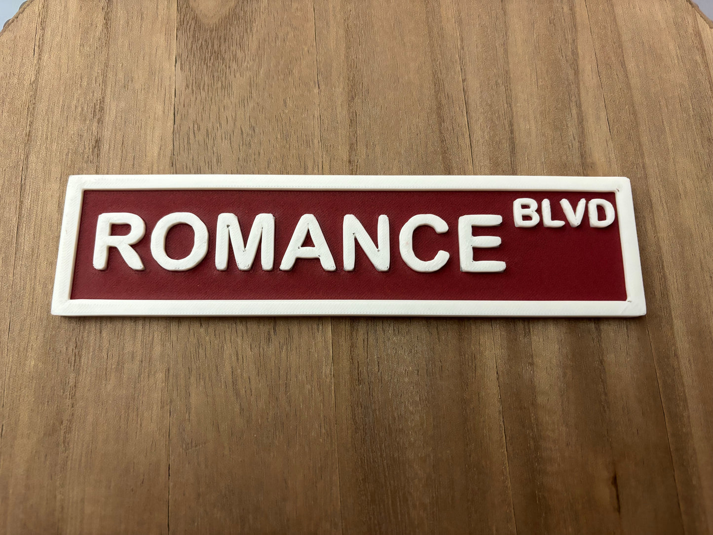 Romance BLVD Sign/Book Lovers Sign