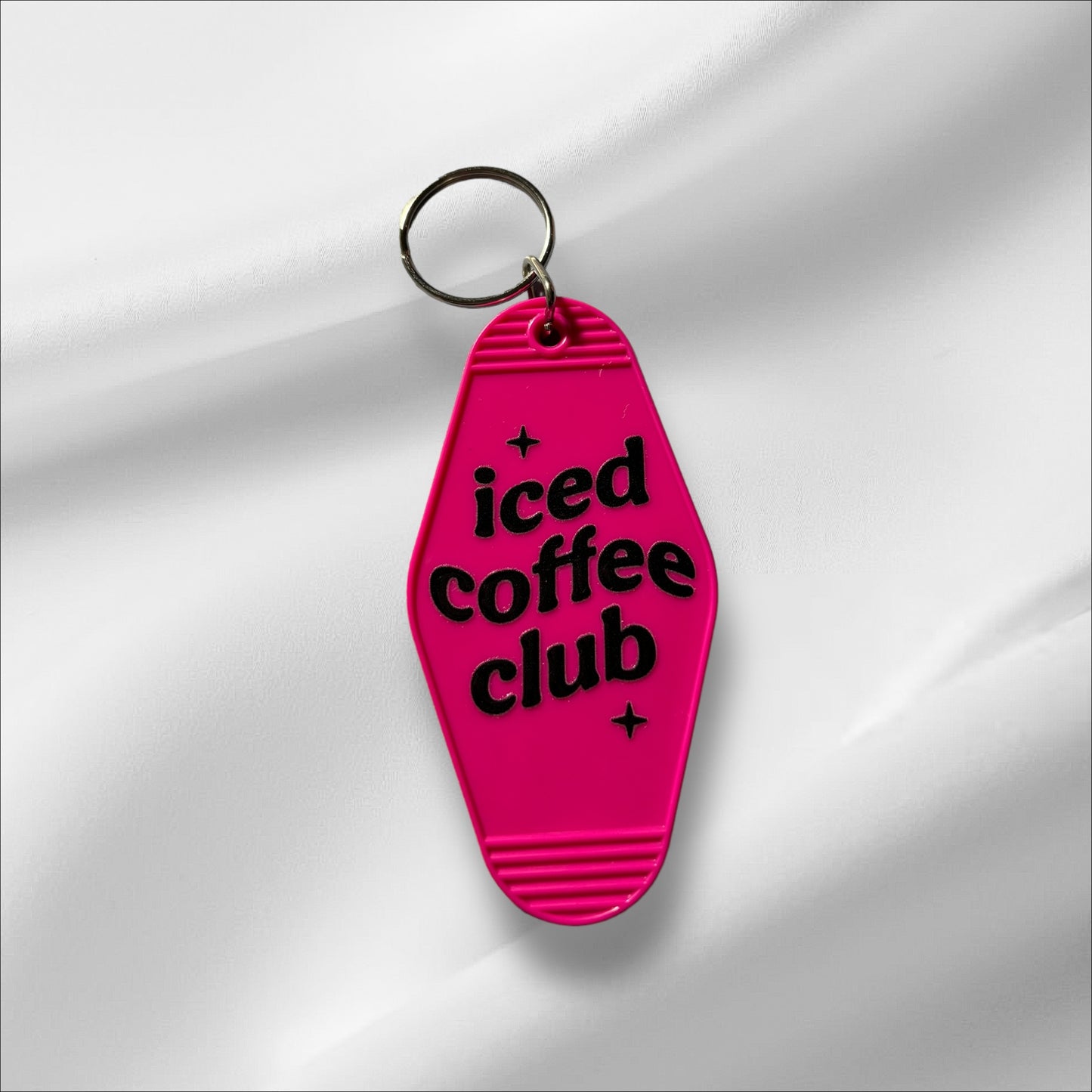 Iced Coffee Club Keychain