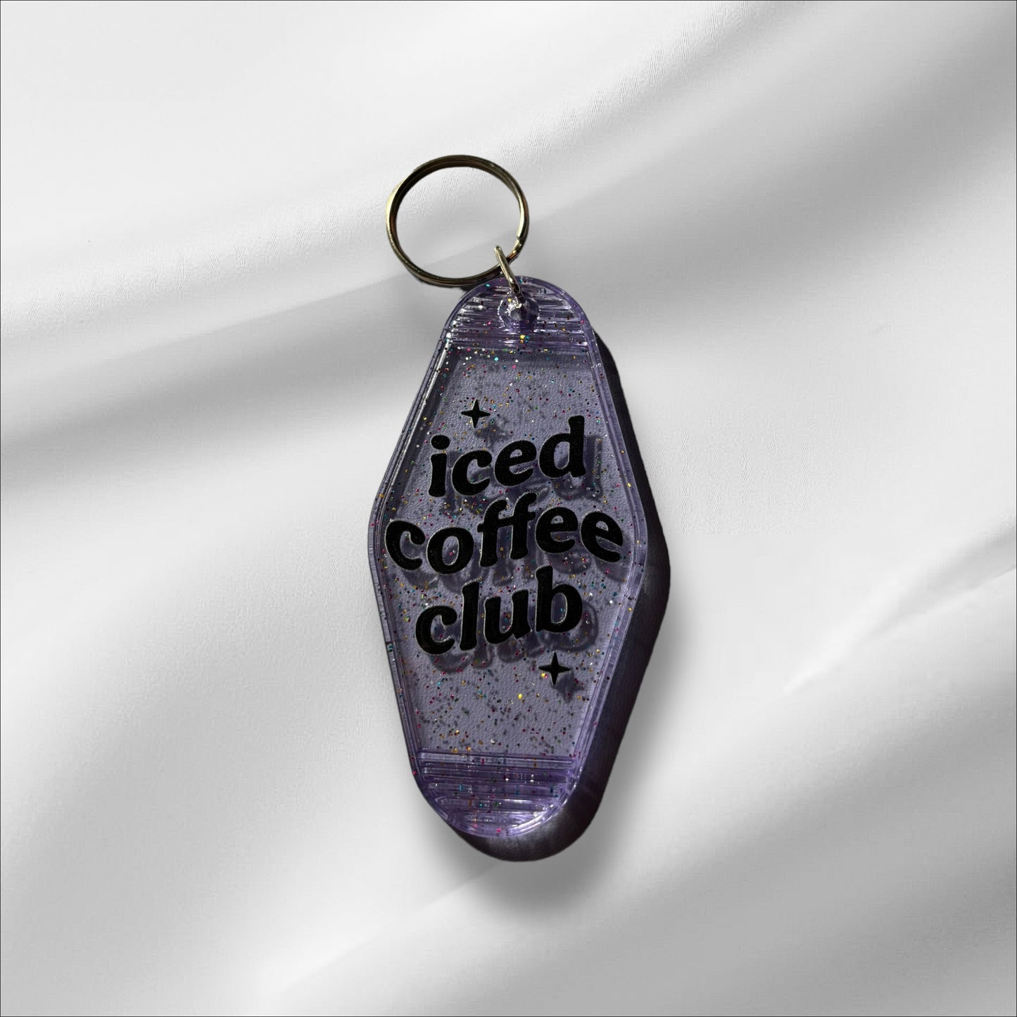 Iced Coffee Club Keychain