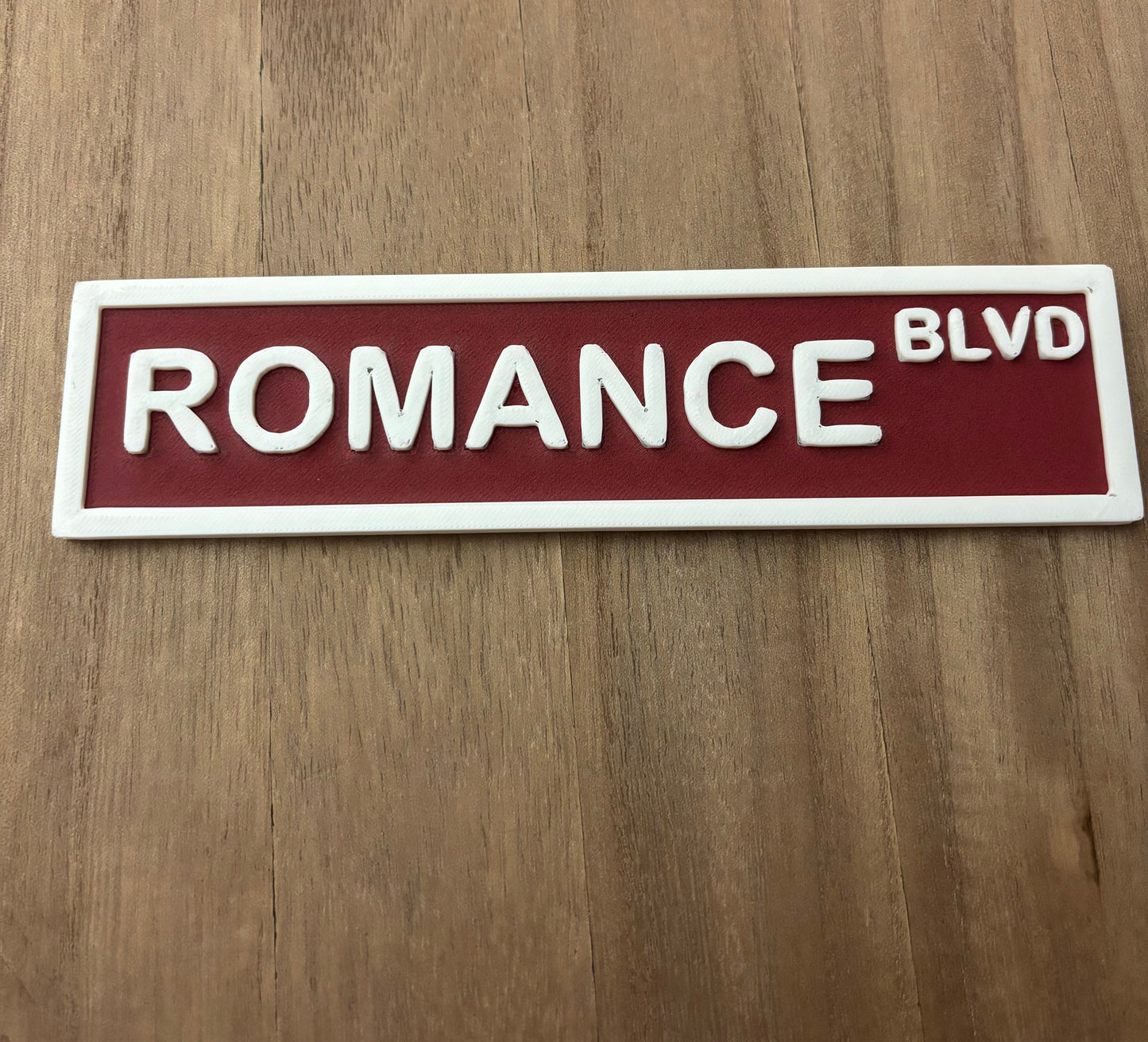 Romance BLVD Sign/Book Lovers Sign