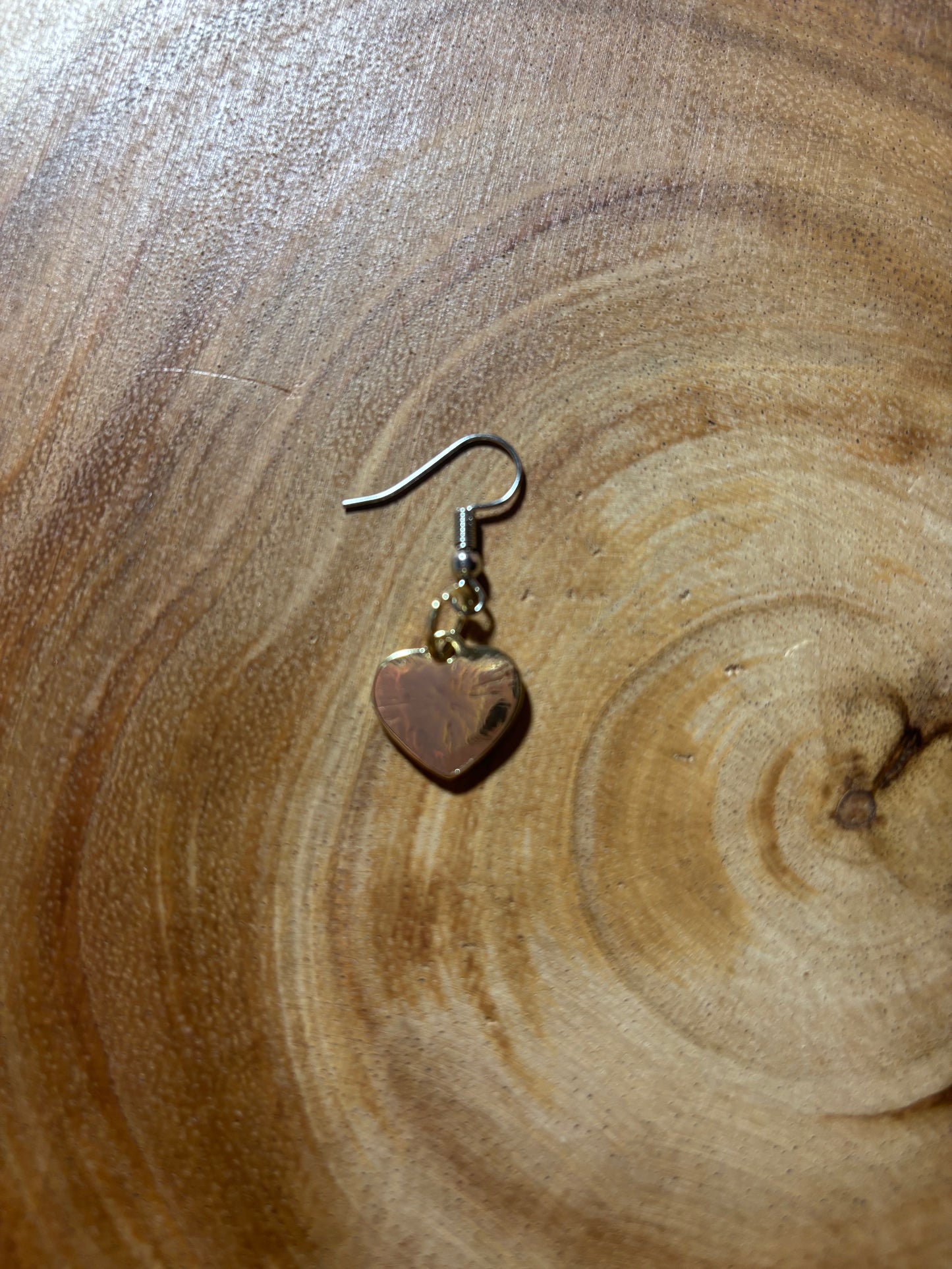 Cancer Zodiac Heart Earrings